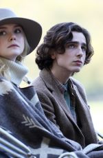 ELLE FANNING on the Set of Untitled Woody Allen Project in New York 10/12/2017