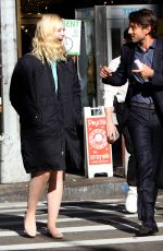 ELLE FANNING on the Set of Woody Allen Movie in New York 10/05/2017