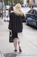 ELLE FANNING Out in New York 10/05/2017