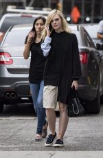 ELLE FANNING Out in New York 10/05/2017