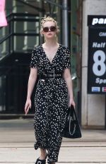 ELLE FANNING Out in New York 10/08/2017