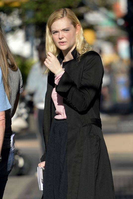 ELLE FANNING Out in New York 10/10/2017