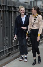 ELLE FANNING Out Shopping in New York 09/30/2017