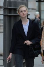 ELLE FANNING Out Shopping in New York 09/30/2017