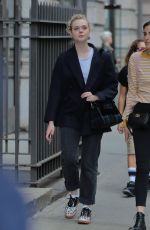 ELLE FANNING Out Shopping in New York 09/30/2017