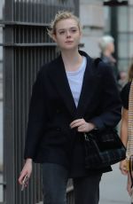 ELLE FANNING Out Shopping in New York 09/30/2017