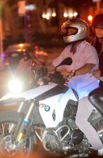 ELLE MACPHERSON Goes for Motorcycle Ride in New York 09/27/2017