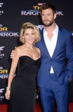 ELSA PATAKY and Chris Hemsworth at Thor: Ragnarok Premiere in Los Angeles 10/10/2017