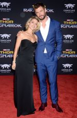 ELSA PATAKY and Chris Hemsworth at Thor: Ragnarok Premiere in Los Angeles 10/10/2017