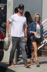 ELSA PATAKY and Chris Hemsworth Out Shopping in Venice Beach 10/02/2017
