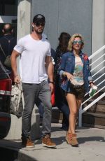 ELSA PATAKY and Chris Hemsworth Out Shopping in Venice Beach 10/02/2017