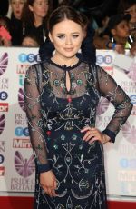 EMILY ATACK at Pride of Britain Awards 2017 in London 10/30/2017