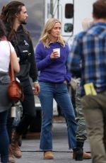 EMILY BLUNT on the Set of A Quiet Place in New York 10/27/2017