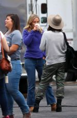 EMILY BLUNT on the Set of A Quiet Place in New York 10/27/2017