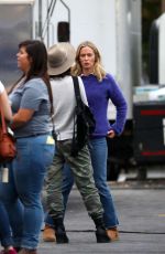 EMILY BLUNT on the Set of A Quiet Place in New York 10/27/2017