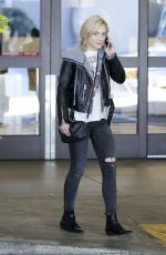 EMILY KINNEY at Los Angeles International Airport 10/28/2017