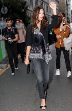 EMILY RATAJKOWSKI Arrives at Altuzarra Fashion Show in Paris 09/30/2017