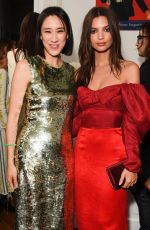 EMILY RATAJKOWSKI at CFDA and Vogue Fashion Fund Americans in Paris Cocktail in Paris 09/30/2017