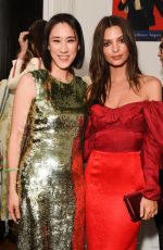 EMILY RATAJKOWSKI at CFDA and Vogue Fashion Fund Americans in Paris Cocktail in Paris 09/30/2017