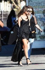 EMILY RATAJKOWSKI Heading to Her Trailer on the Set of a Movie in Los Angeles 10/25/2017