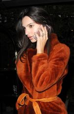 EMILY RATAJKOWSKI Leaves Ciltern Firehouse in London 10/05/2017