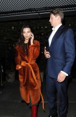 EMILY RATAJKOWSKI Leaves Ciltern Firehouse in London 10/05/2017