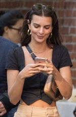 EMILY RATAJKOWSKI Out and About in New York 10/20/2017