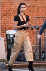 EMILY RATAJKOWSKI Out and About in New York 10/20/2017