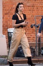 EMILY RATAJKOWSKI Out and About in New York 10/20/2017