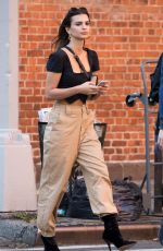 EMILY RATAJKOWSKI Out and About in New York 10/20/2017
