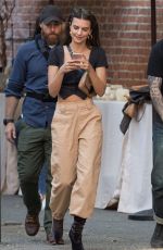 EMILY RATAJKOWSKI Out and About in New York 10/20/2017