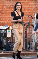 EMILY RATAJKOWSKI Out and About in New York 10/20/2017