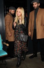 EMMA BUNTON Leaves a Restaurant in London 10/07/2017