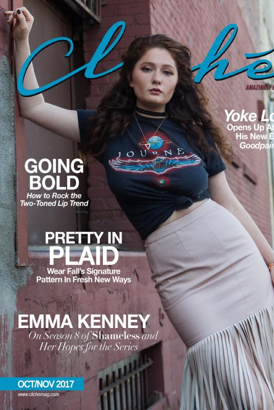 EMMA KENNEY in Cliche Magazine, October/November 2017 Issue