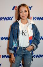 EMMA LOUISE at K-Way Flagship Store Opening in London 10/04/2017