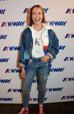 EMMA LOUISE at K-Way Flagship Store Opening in London 10/04/2017