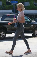 EMMA ROBERTS at a Coffee Bean in Hollywood 10/02/2017