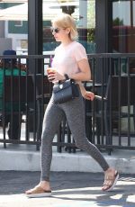 EMMA ROBERTS at a Coffee Bean in Hollywood 10/02/2017
