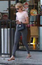 EMMA ROBERTS at a Coffee Bean in Hollywood 10/02/2017