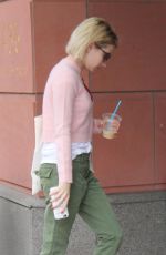 EMMA ROBERTS Leaves Anastasia Beverly Hills Cosmetics & Beauty in Beverly Hills 10/03/2017