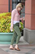EMMA ROBERTS Leaves Anastasia Beverly Hills Cosmetics & Beauty in Beverly Hills 10/03/2017