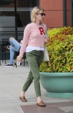 EMMA ROBERTS Leaves Anastasia Beverly Hills Cosmetics & Beauty in Beverly Hills 10/03/2017