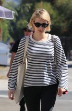 EMMA ROBERTS Leaves Emerald Forest Gifts in Studio City 10/05/2017