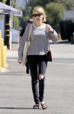 EMMA ROBERTS Leaves Emerald Forest Gifts in Studio City 10/05/2017