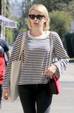 EMMA ROBERTS Leaves Emerald Forest Gifts in Studio City 10/05/2017