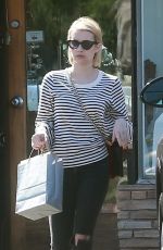 EMMA ROBERTS Leaves Emerald Forest Gifts in Studio City 10/05/2017