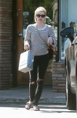 EMMA ROBERTS Leaves Emerald Forest Gifts in Studio City 10/05/2017