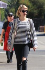 EMMA ROBERTS Out and About in Studio City 10/05/2017