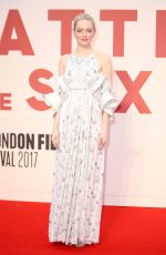 EMMA STONE at Battle of the Sexes Premiere at 61st BFI London Film Festival 10/07/2017