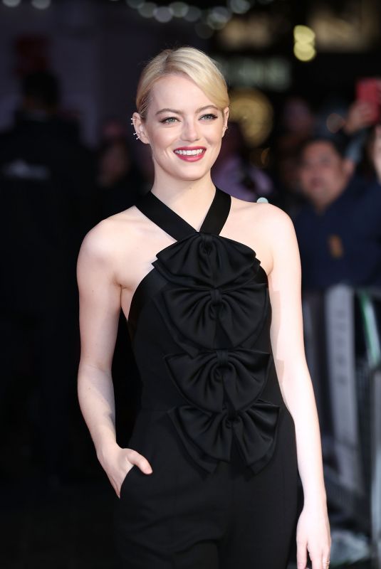 EMMA STONE at Killing of a Sacred Deer Premiere at 61st BFI London Film Festival 10/12/2017
